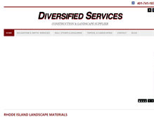 Tablet Screenshot of diversifiedservicesri.net